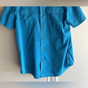 Prana Mens L button down SS shirt